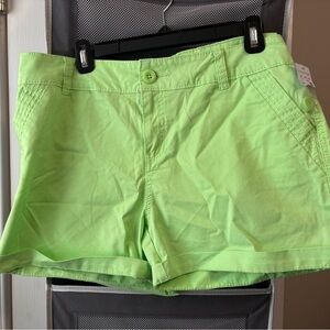 Maurices Lime Green Women's Bermudas